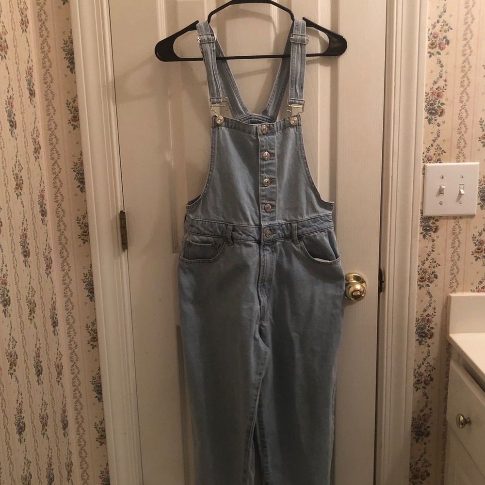 Forever 21 Light Blue Overalls